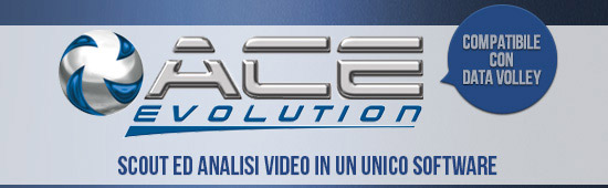 Ace Evolution - Scout ed analisi video in un unico software | Compatibile con Data Volley